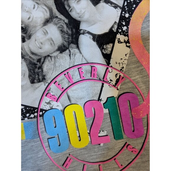 Beverly Hills 90210 Graphic Tee By Cabana Crown & Ivy Heather Gray M Soft Casual - Picture 2 of 4